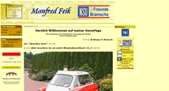 Desktop Screenshot of manfredfeik.de